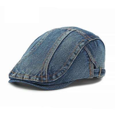 Retro Cowboy Beret Men's and Women's Spring and Autumn Summer Fashion Hat Washed Duck Tongue Hat Forward Hat