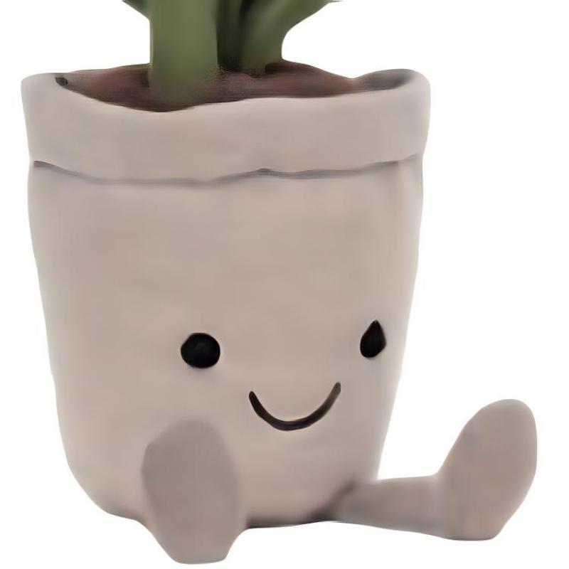 JELLYCAT Botanical Series Cute White Orchid Companion and Soothing Doll Plush Doll 27cm High