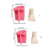 Foot Shaped Candle Holder Mold Flexible Silicone Candle Stand Molds Handmade Concrete Planter Cement Mold for Enthusiast