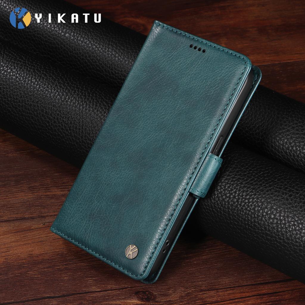 For Realme 15 Pro 5G/Realme 15 5G Case YIKATU YK-007 Litchi Texture PU Leather Wallet Phone Cover