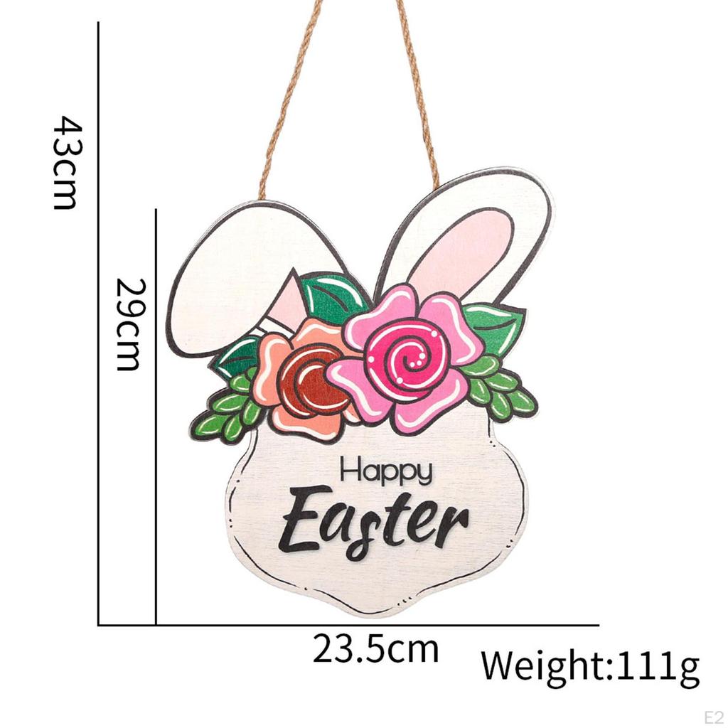 Bunny Wooden Wall Decor - Vibrant Home Accent