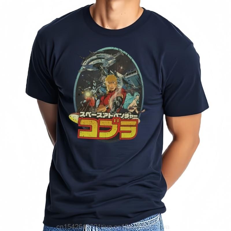 Space Adventure Cobra Tshirt Anime Tshirt Man Sweat Men Harajuku Streetwear Graphic T Shirts Oversized 100 Cotton