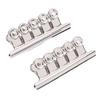 Nail Extension Clips Reusable Alloy Curve C Nail Art Pinching Clips DIY Manicure Tool Silver Color 10 Piece Set