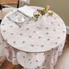 Elegant Lace Embroidery Tablecloth For Dining Table Decoration Polyester Fabric And Easy To Cleaning