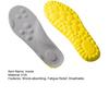 1 Pair 4D Cloud Comfort Insoles with Arch Support Shock-Absorbing Breathable Shoe Inserts Anti-foot Deformation Insoles for Men Women Foot Protection