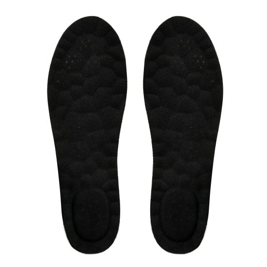

1 Pair 4D Cloud Insoles Shock Absorption Memory Foam Sports Shoes Inserts Soft Breathable Men Women Arch Support Orthopedic Massage Foot Pads 45-46 чорний