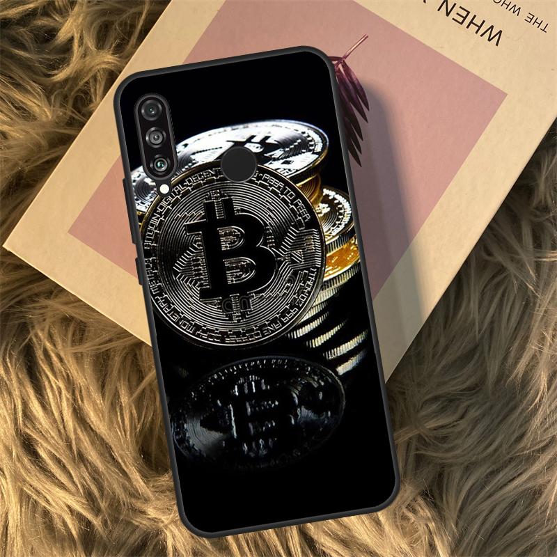 Bitcoin BTC For Huawei Nova Y90 Y60 Y61 Y70 Y72 Y73 Y91 3i 7i 8i 11i 12i 9 10 SE P20 P30 P40 Lite Case
