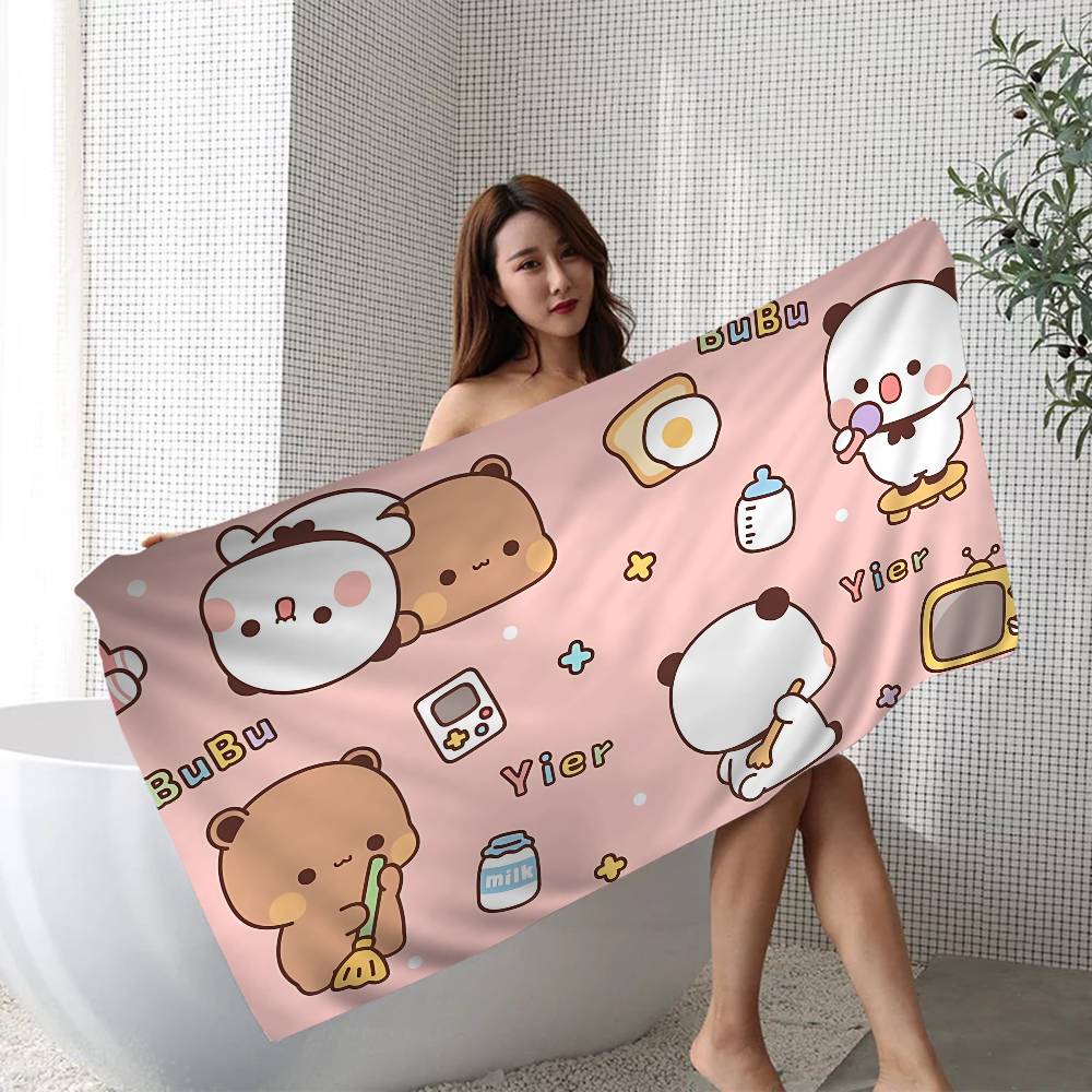 Jmg Household Supplies Girls Cartoon Bubu And Dudu Beach Towel Colorful Bath Towels For Microfiber Quick Dry Custom Sand Free Beach Yoga Spa Gym Pool