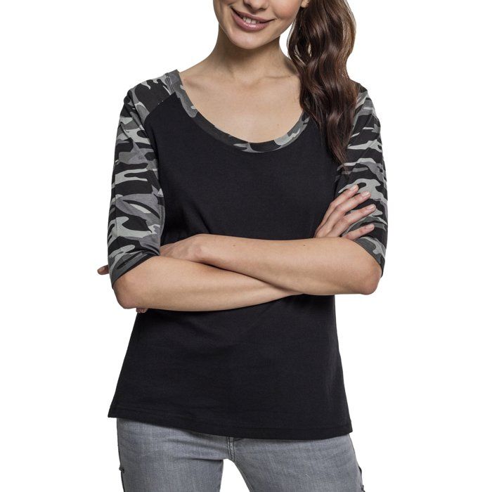 Urban Classics Ladies - 3/4 RAGLAN Longsleeve Top Shirt