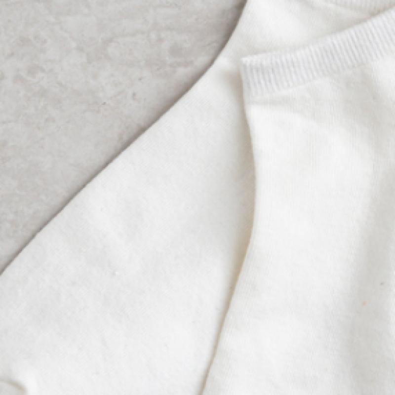 Monfoot Pánské základní ponožky ke sneakers bílé