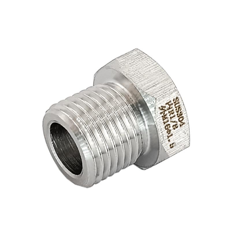 

Stainless Steel Thread Adapter Reducer: R1/8 BSPT Internal to M16x1.5 External