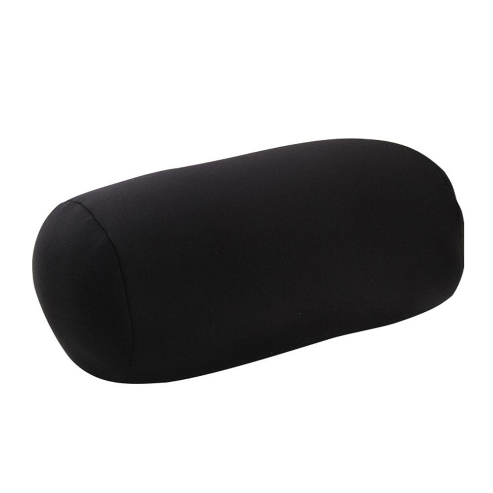 Soft Micro Beads Bed Roll Cushion Neck Head Leg Back Support Light Travel Column Pillow