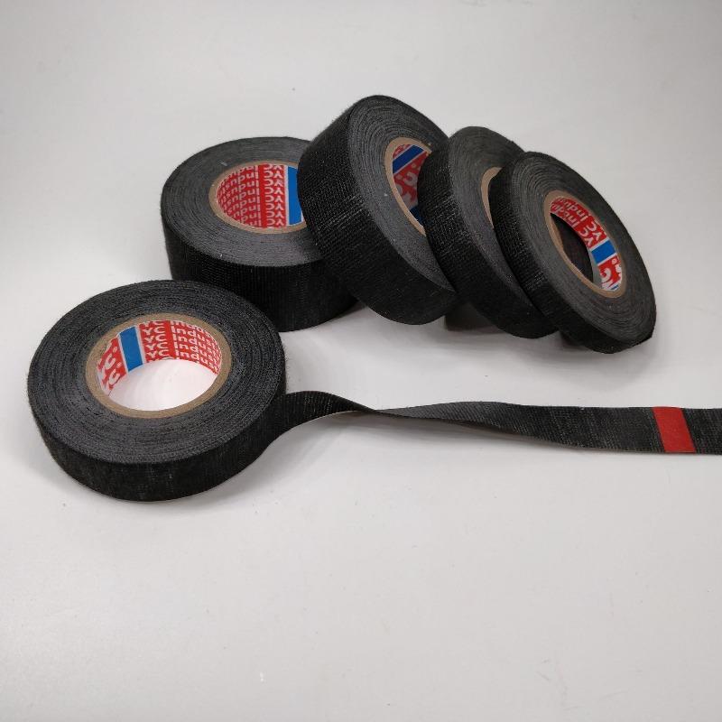 1/3Pcs 32/25/19MM Heat-resistant Adhesive Cloth Fabric Tape for Automotive Cable Tape Harness Wiring Loom Electrical Heat TapePinstriping Tape 3