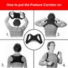 Adjustable Size Back Posture Corrector Neck Back Support Belt Spine Shoulder Brace Support Belts Adult Invisible Hunchback Belts