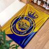 Al Nassr Crest Custom Name Carpet Rug For Living Room Bedroom Home Sofa Decoration Kids Play Nonslip Floor Mat