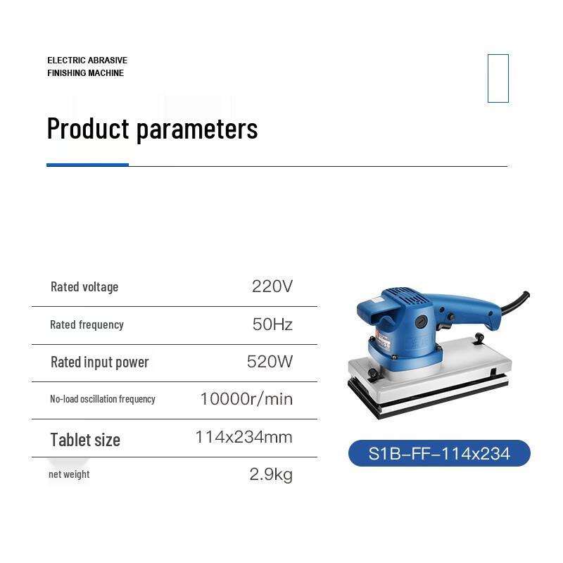 Dongcheng S1B-FF03 Orbital Sander CN Plug (adapter Included)