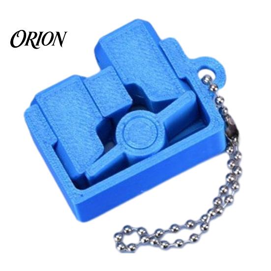 Press Fidget Toy 3D Printed Finger Clicker Toy, Decompression Push with Ball Chain, Portable Stress Relief Desk for Students, Office Workers Chain
