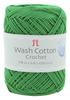 Hamanaka Wash Cotton Häkelgarn Mittelfarbe 153 25g Set von 5 3842 Set Garn, Gewicht, Grün, (ca. 104m), Bälle,