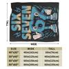 Kids Meme 67 Six Seven 6 7 Italian Brainrot Blanket Flannel Funny Warm Throw Blanket for Bedding Lounge Autumn/Winter,