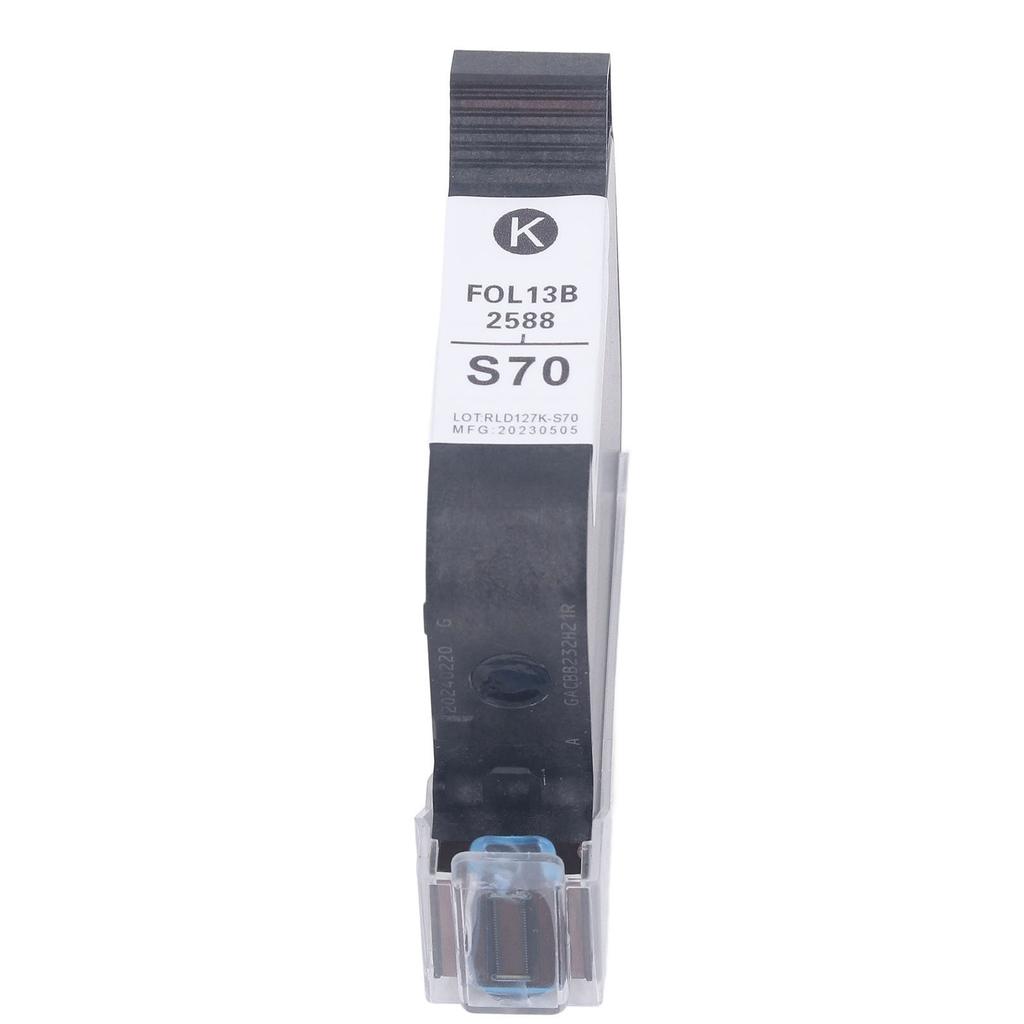 42ml 12.7mm Ink Cartridge Replacement High Adhesion Quick Dry Printing Cartridge for Inkjet Printer Black