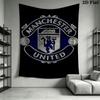 Man Utd B Wall Hanging Printed Fabric Blanket Decorative Tapestries for Bedroom Living Room Home Decor