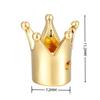 Newly Arrived 10 Pcs/lot Handmade Accessories Glossy Crown Bracelet Charms DIY Beads for Jewelry Making Wholesale