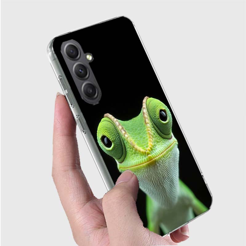 Lizards and Geckos Have Big Eyes Phone Case for Samsung Galaxy A54 A14 A24 A34 A17 A37 A57 A55 A35 A25 A15 A16 A26 A36 A56 A13 A