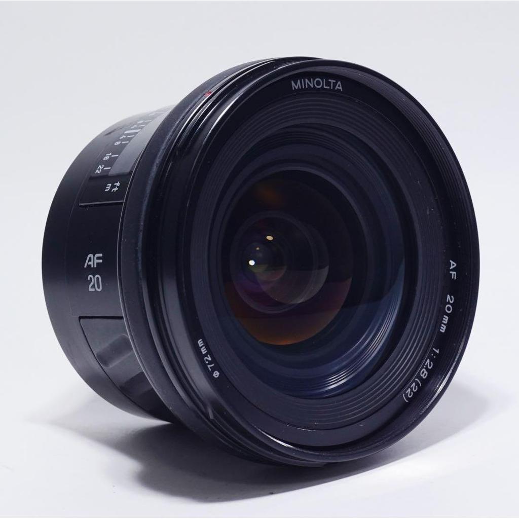Used Good condition Minolta AF 20mm f2.8 new wide angle single focus lens