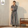 Men's Flannel Long Sleep Robe