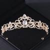 Barocke Kristall Diademe und Kronen Strass-Abschlussball Diadem Stirnband Braut Hochzeit Haar Accessoires Schmuck Krone Diadem Für Frauen