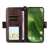 Pro Fairphone 6 Kožené pouzdro Magnetické zavírání Peněženka Stojánek Kryt na telefon s popruhem crossbody