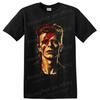 T-shirt Ritratto Ziggy Stardust di David Bowie Glam Rock Fan Musica Grafica Tee