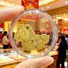 Year of the Horse 999 Pure Gold Phone Sticker - New Style, Adhesive Backing, 2mg Gold Gift