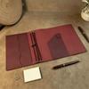 Compact Notebook Organizer Loose Leaf Book Protective Cover Vintage Notebook Cover  For Hobby