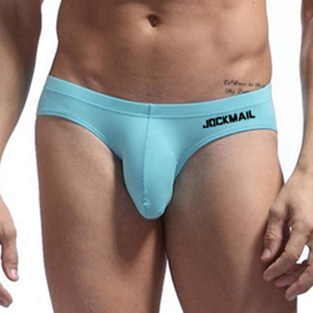 Slips JOCKMAIL Baumwolle Niedrige Taille Sport Atmungsaktiv Komfort Großer Hodensack Alltags-Herren-Slips Unterwäsche