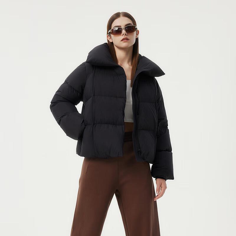 Tanboer Women's Short Casual Lapel Down Jacket TBF530322Z