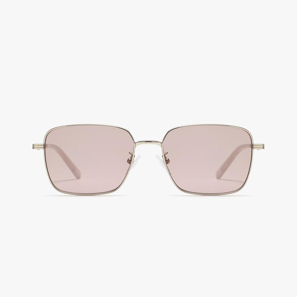 Hwillaaiweeo Metal Sunglasses (Fls7487 Shinysilver/T 55)