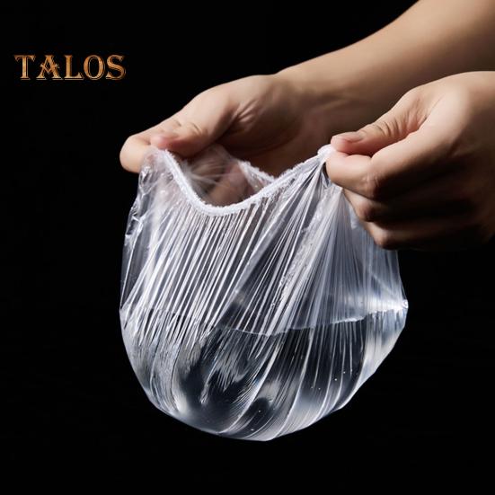 100 Stück Kunststofffolie für Lebensmittel, praktische elastische Kunststofffolie für Schüsseln, Tassen, Teller, Küche, Kühlschrank