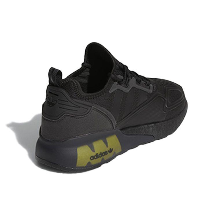Adidas ZX 2K Boost Black Solar Yellow Unisex Sneakers Core Black Footwear White FV8453 12645 Joom