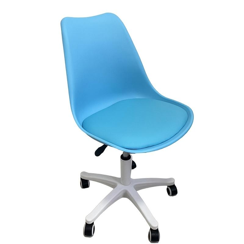 Ergonomischer Rollhocker mit breiterer Sitzfläche & Rückenlehne, 136,08 KG Tragfähigkeit, 360° Drehstuhl für Home Office, Kosmetikstudio