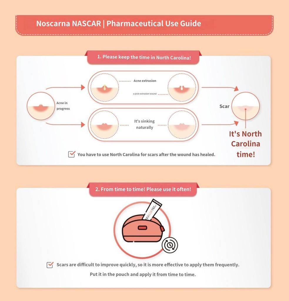Noscarna Scar Care Gel 20g Triple Repair Healing Acne Scar K-Beauty Skin Repair