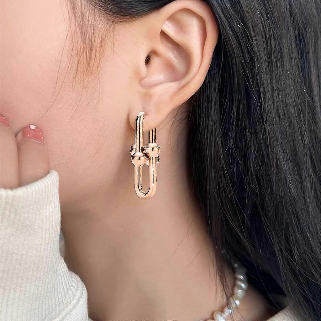 Accessori Gioielli per Orecchie a Ferro di Cavallo Unici Orecchini Moderni con Ciondolo a Ferro di Cavallo Gioielli per Orecchie alla Moda Per un Look Lussuoso meno