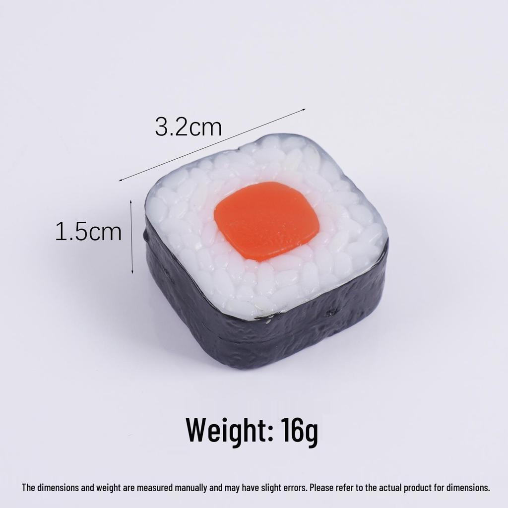 Onigiri Nori Rice Square Sushi Keychain Toy Pendant
