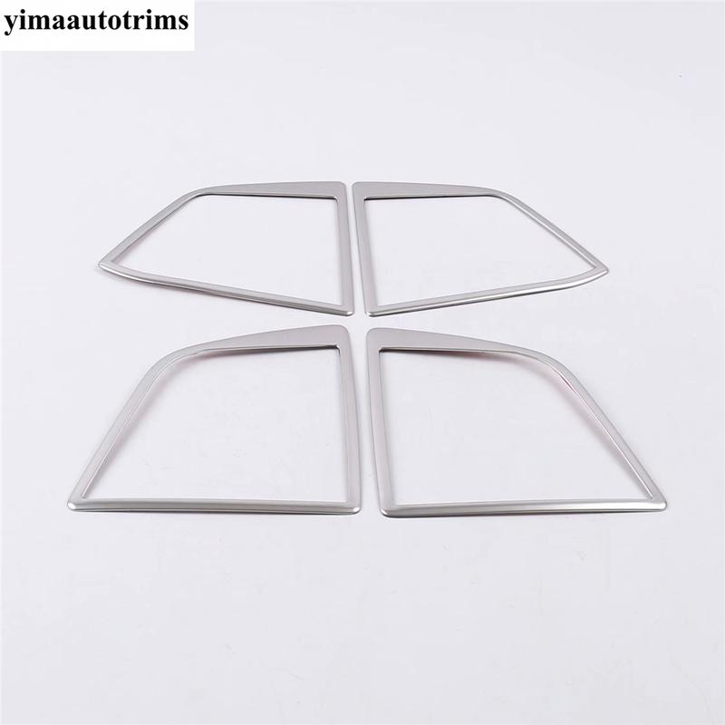 Car Inner Door Speaker Audio Frame Decoration Cover Trim Stainless Steel Accessories Interior Fit For Ford Focus MK4  - 2024
