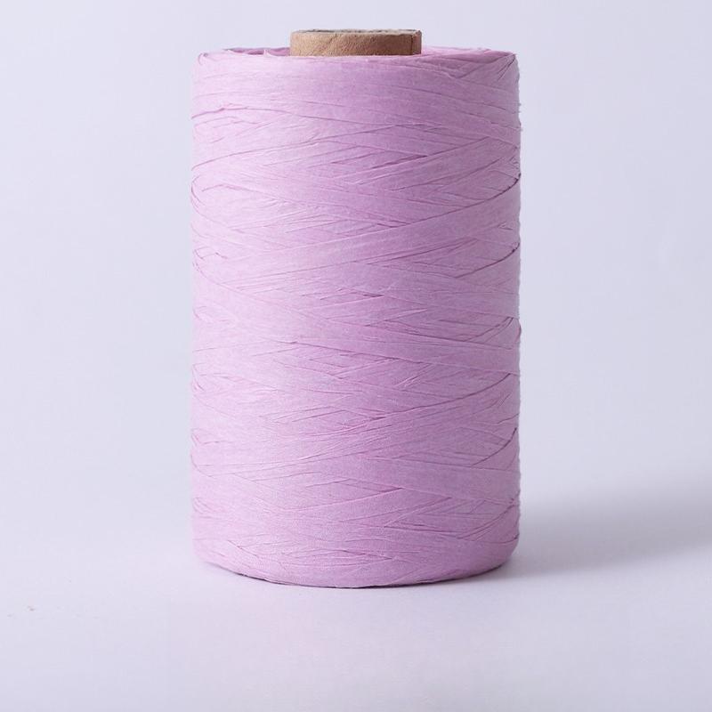 280-300M Natural Paper Raffia Yarn for Hand Knitting Crochet Straw Sandals Summer Hats DIY Hook Bags Cotton Grass Thread