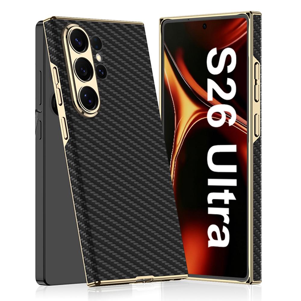 

GKK For Samsung Galaxy S26 Ultra Case Electroplated PU + PC Phone Back Cover