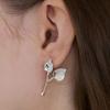 STILL INSTANT Rose with Dew - Earring 04
