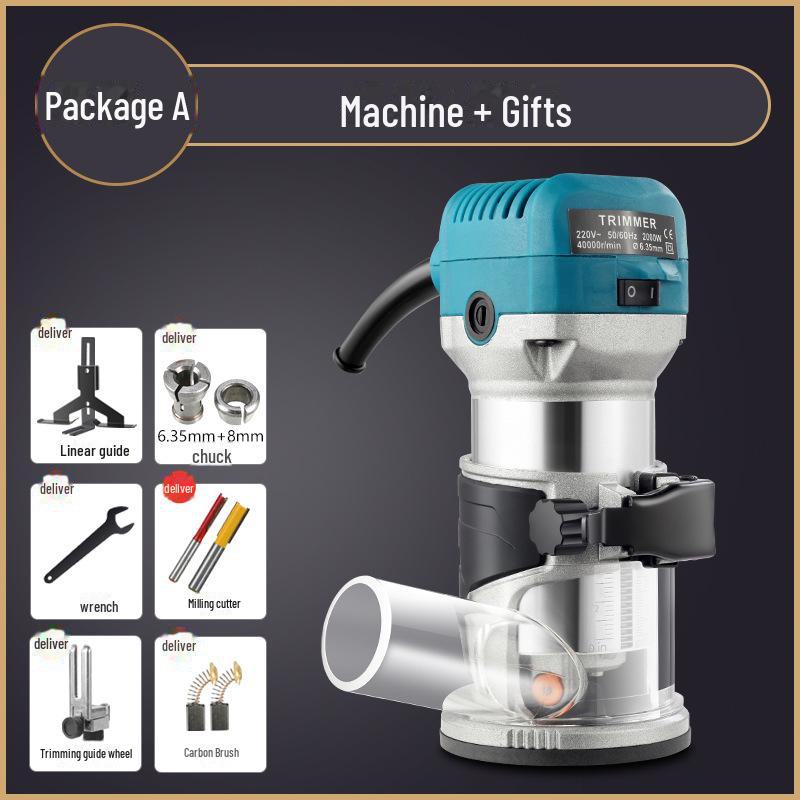 "Cross-Border Soft Start Wood Engraving and Slotting Machine with Full Copper Electric Motor"