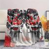 Vintage Dragons  Print Flannel Blanket, High quality Comfortable for All Seasons, Home Decor, Warmth and Comfort