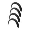 4pcs Wheel Eyebrow Protector Guard Flexible Widened Wheel Arches Lips Universal Car Accessory